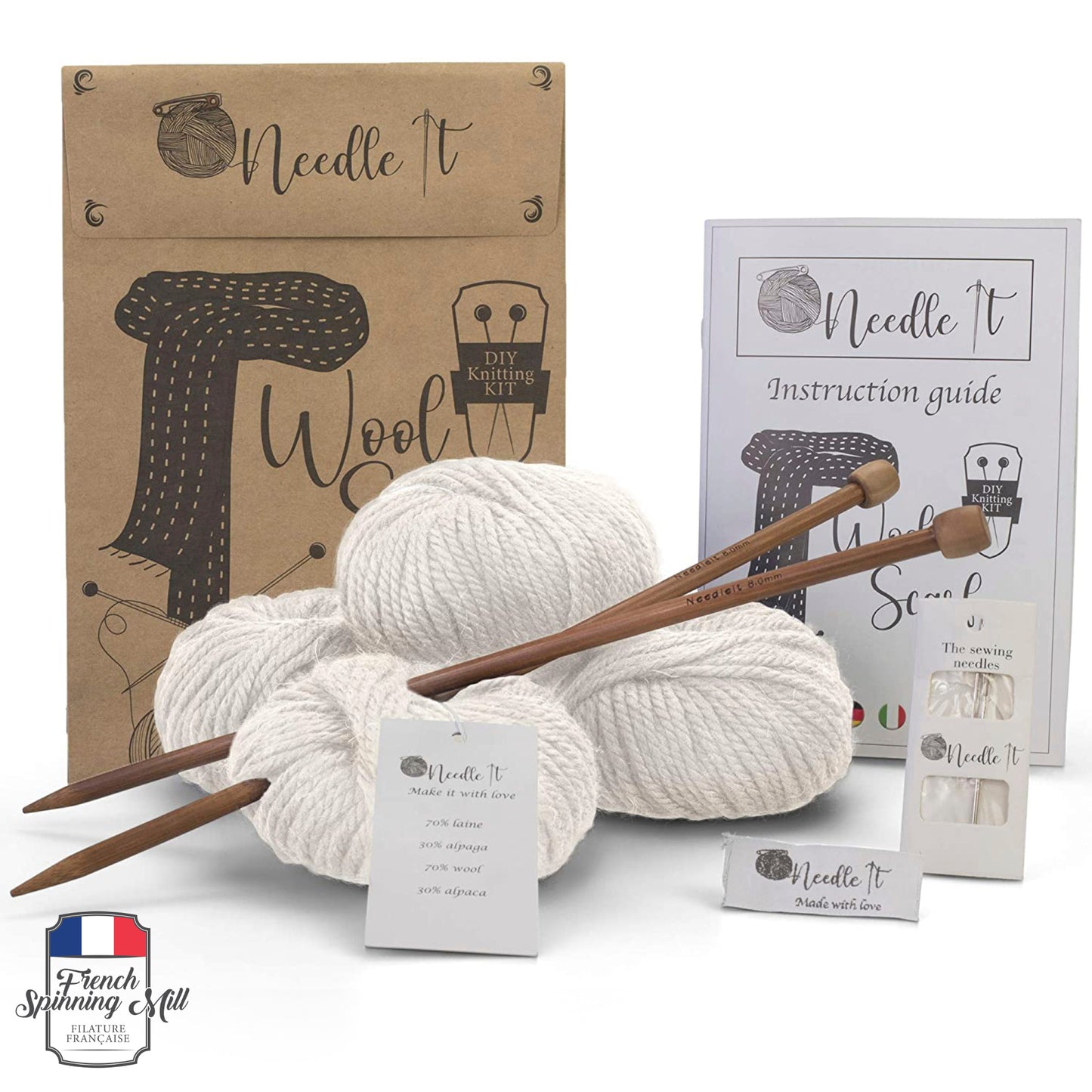 Kit para tejer : Bufanda