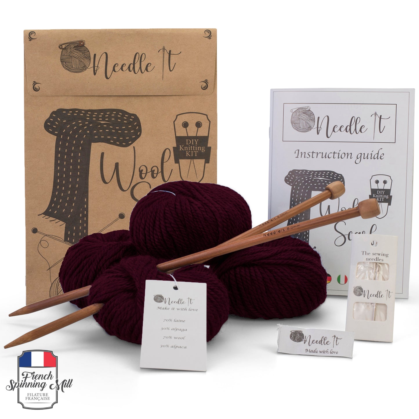 Kit para tejer : Bufanda