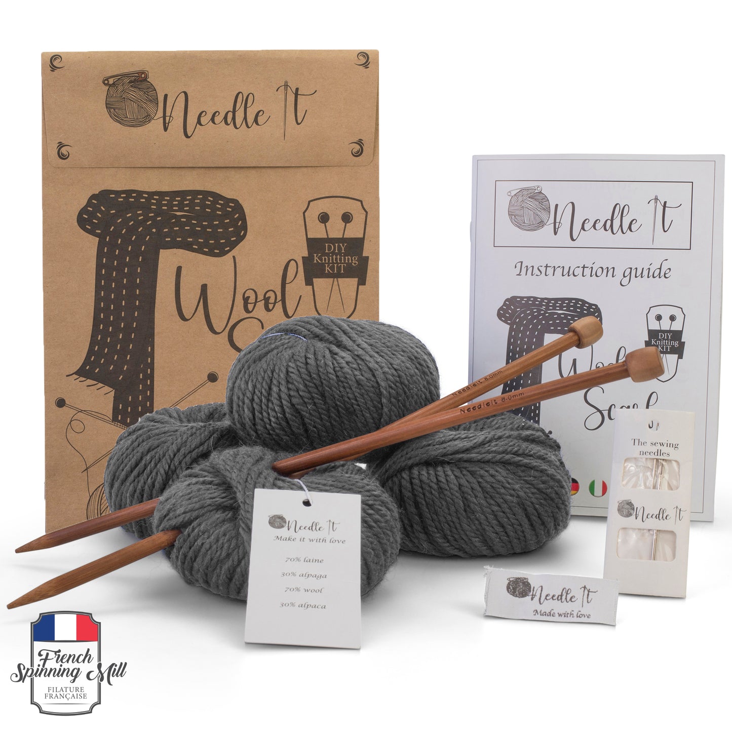 Kit para tejer : Bufanda
