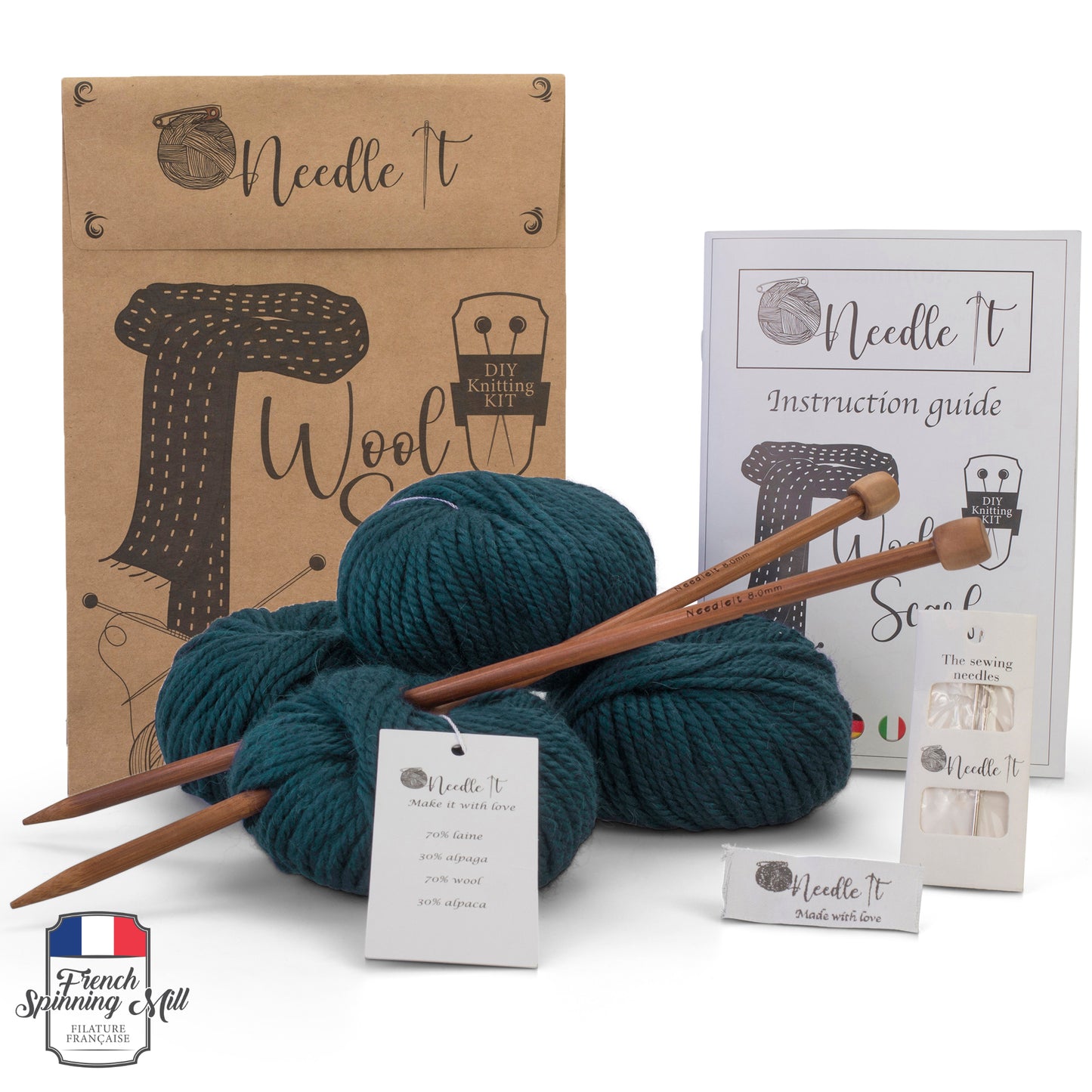 Kit para tejer : Bufanda