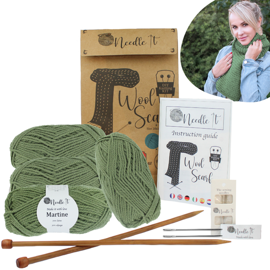 Kit para tejer : Bufanda