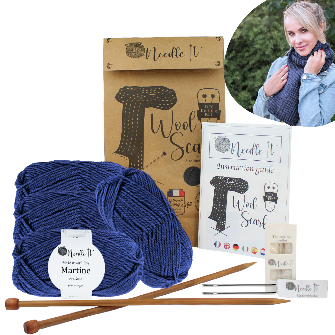 Kit de tricot : l'Echarpe