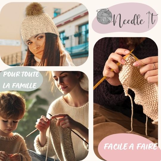 Kit tricot bonnet