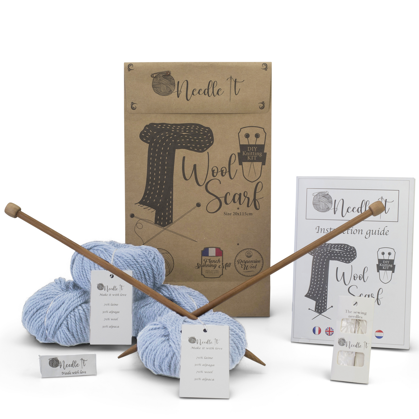 Kit para tejer : Bufanda